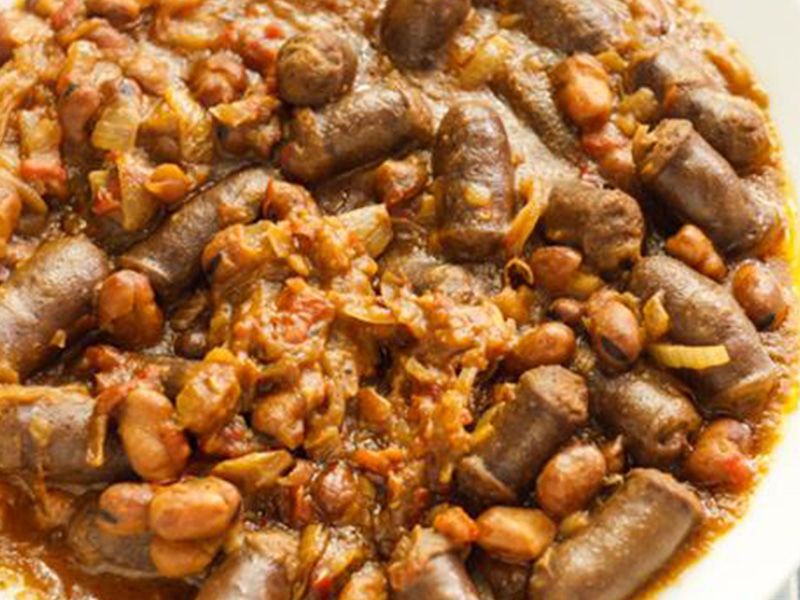 Foul with Oriental Sausage