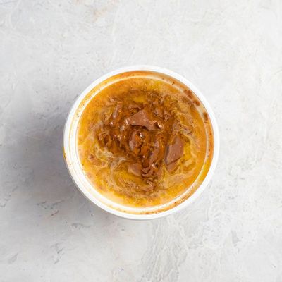 Foul box with Pickled Lemons with Safflower