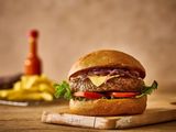Feta Beef Burger Sandwich