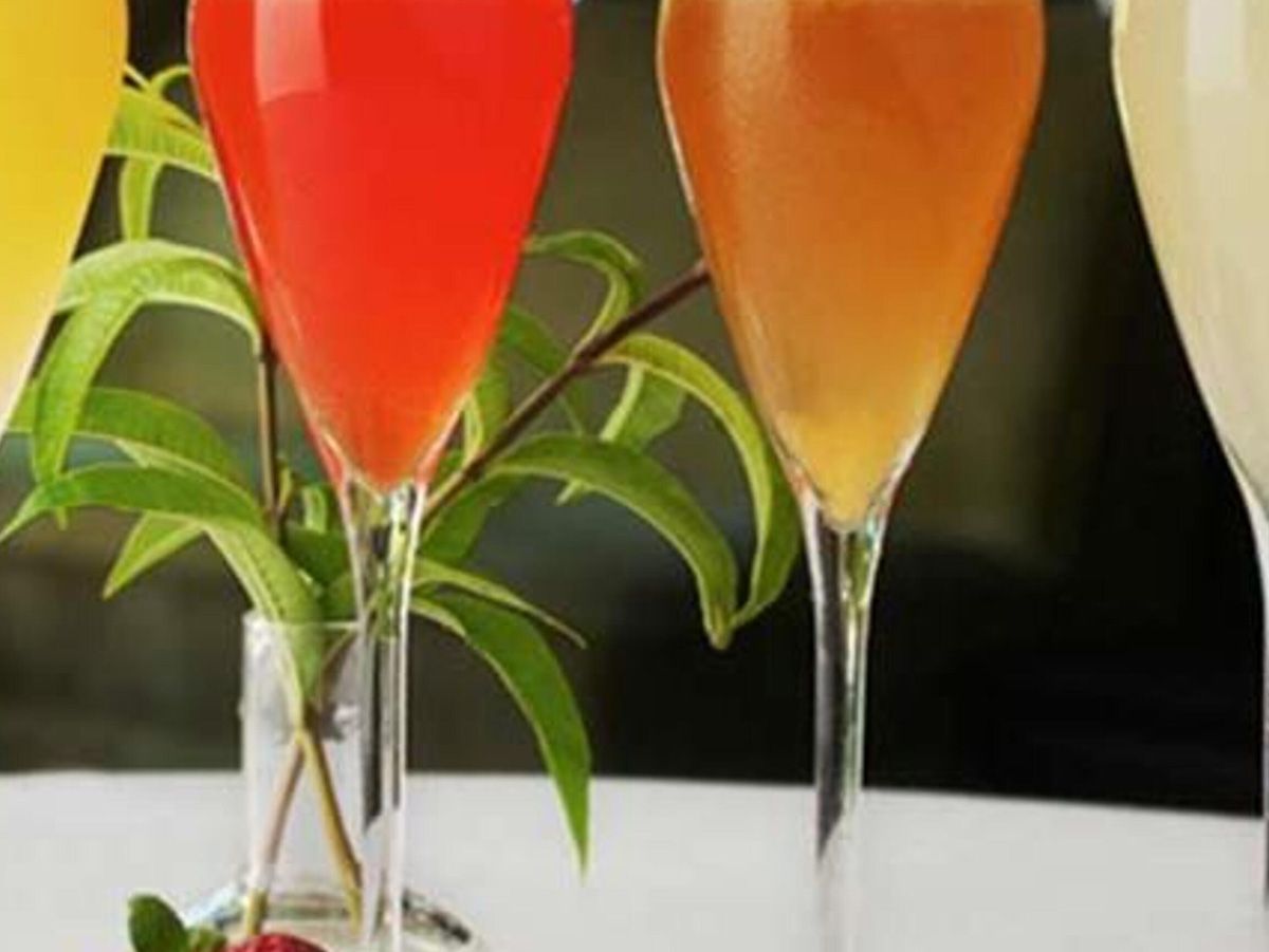 Fresh vitamin C cocktail juice