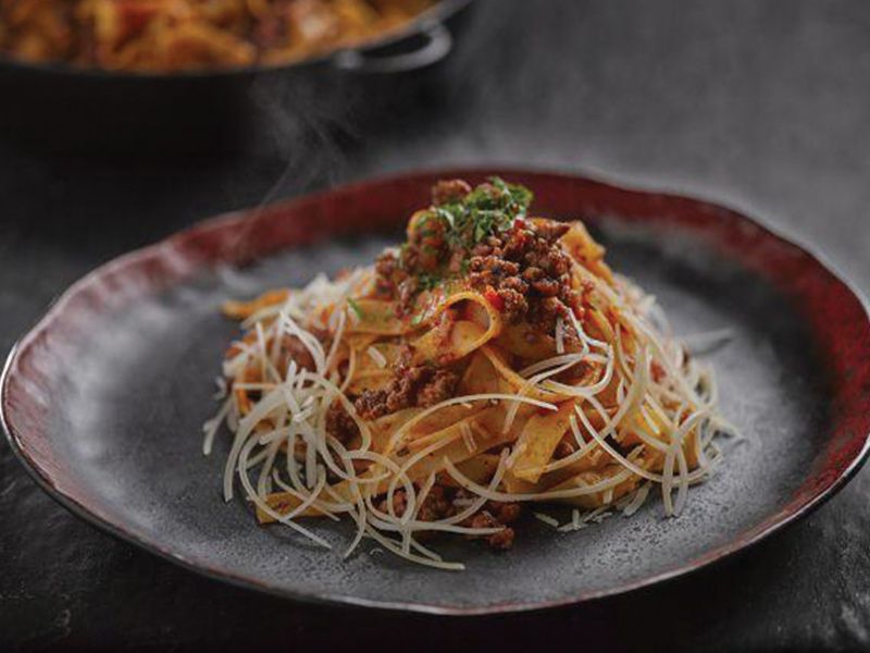Fettuccine Bolognese Pasta