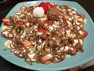 Fettuccine Nutella Chocolate Crepe
