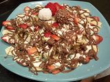 Fettuccine Nutella Chocolate Crepe