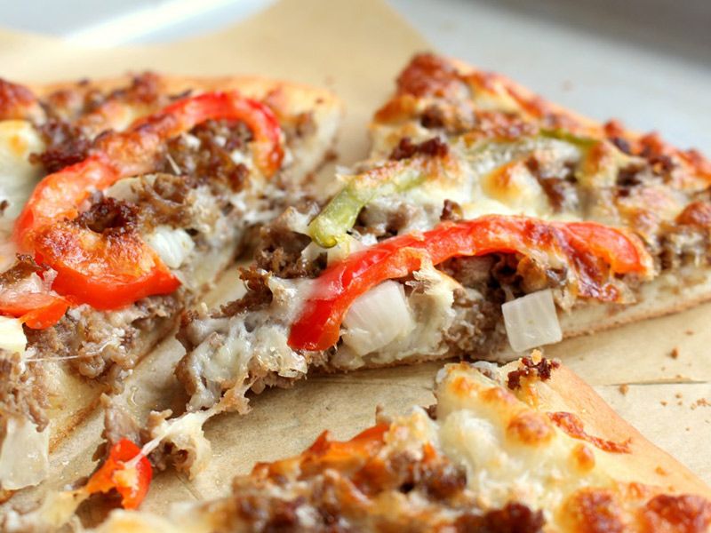 Philly Steak Pizza