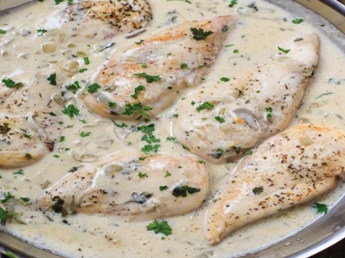 Fillet With Mushroom Sauce Plate
