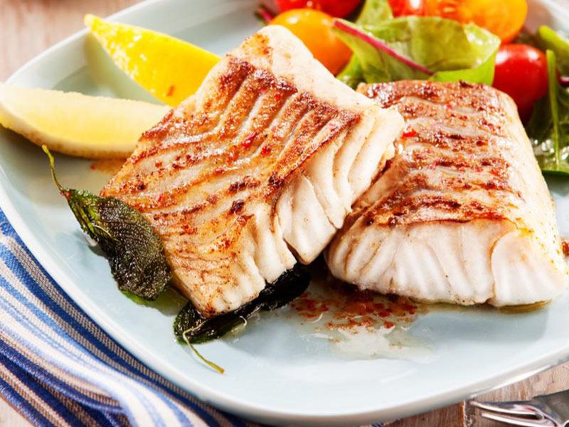 Grilled Fish Fillet Platter
