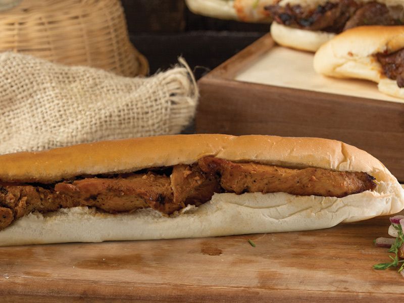 Chicken Breasts Sandwich With Sesame Paste Salad Fino Bread