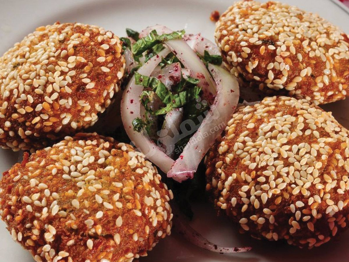 Taamia with sesame Patty