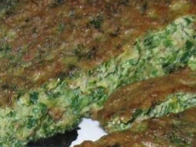 Omelette Patty Of Falafel