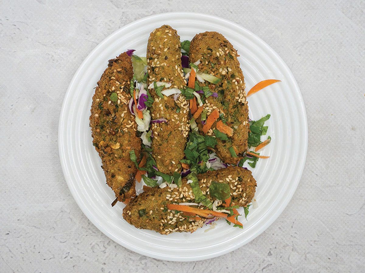 Small falafel with sesame Patty