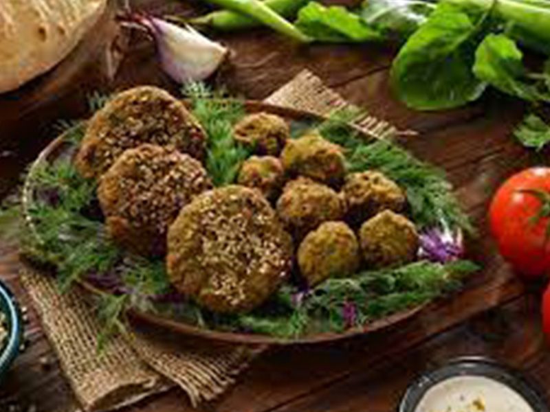 Stuffed Falafel Patty