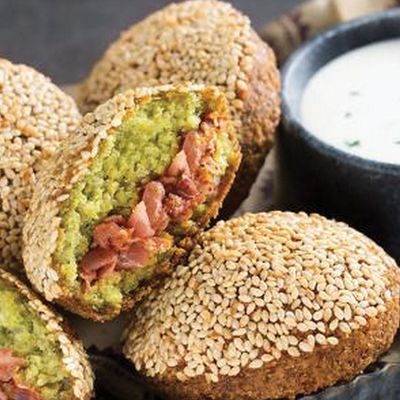 Stuffed Falafel Patty