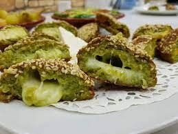 Falafel Patty With Cheddar Cheese