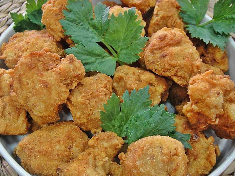 Fried Cauliflower Sandwich