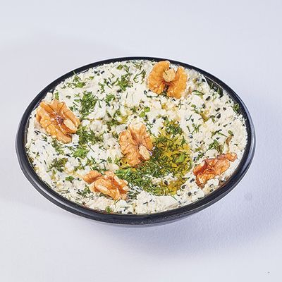 Cottage Cheese with Walnuts
