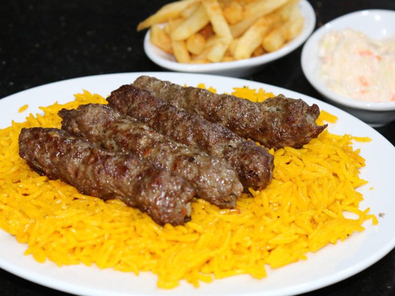 Charcoal Grilled Kofta Platter