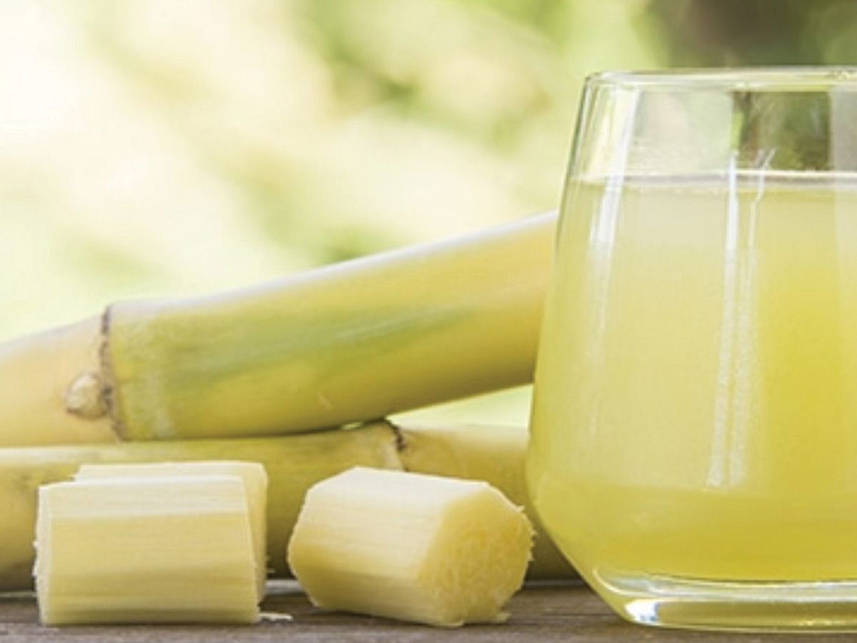 Ice Sugarcane juice