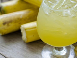 Sugarcane With Orange Juice