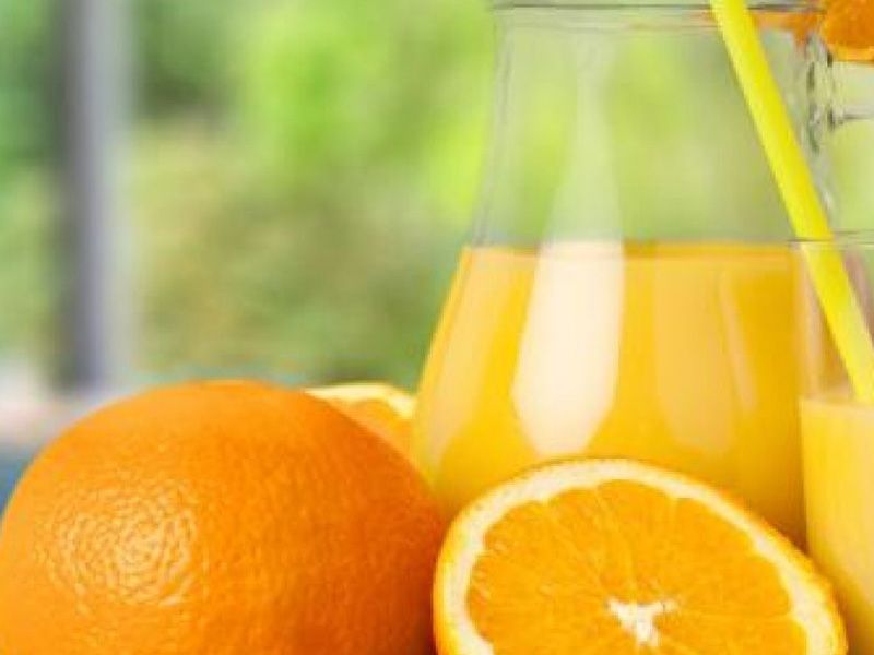 Sugarcane Juice With Orange