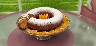 Orange Pound Cake Slice