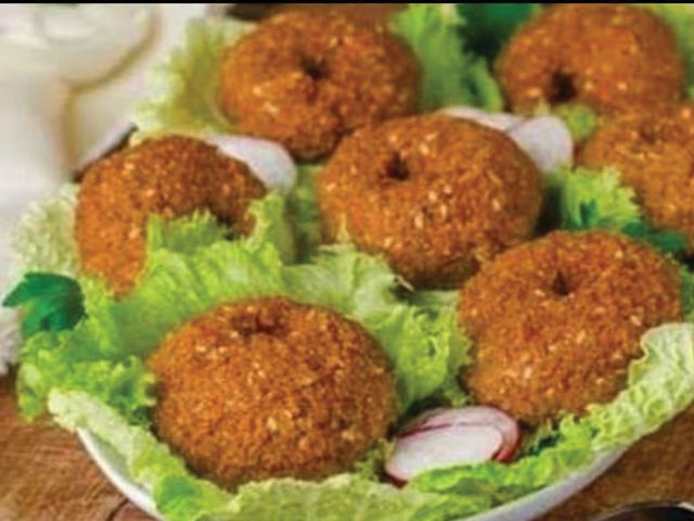 Syrian falafel piece