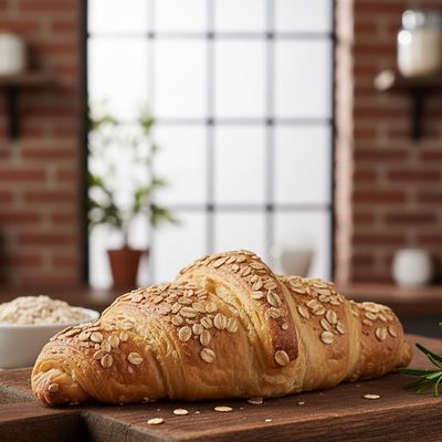 Plain Oat Croissant Piece