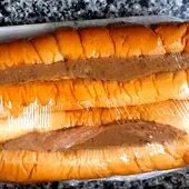 Foul fino bread sandwich
