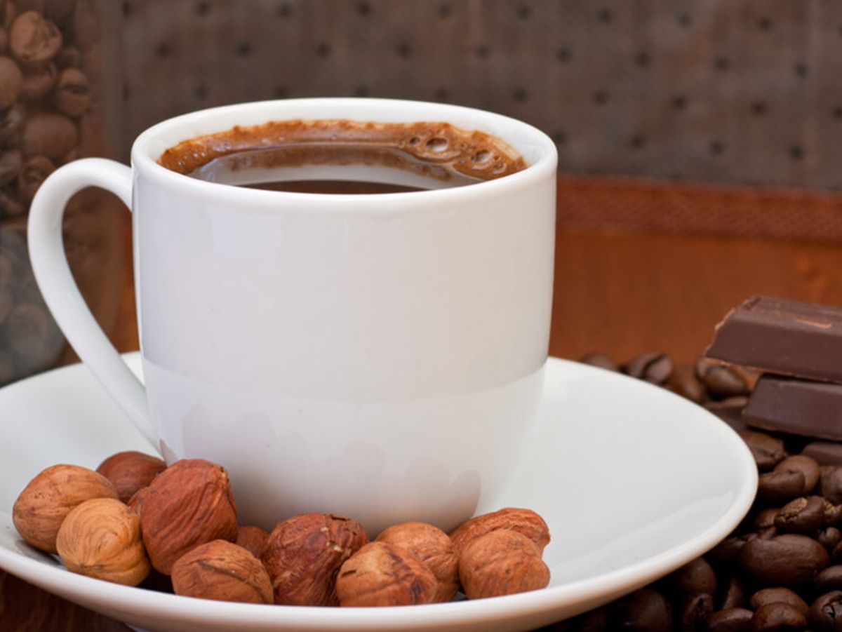Hazelnut coffee