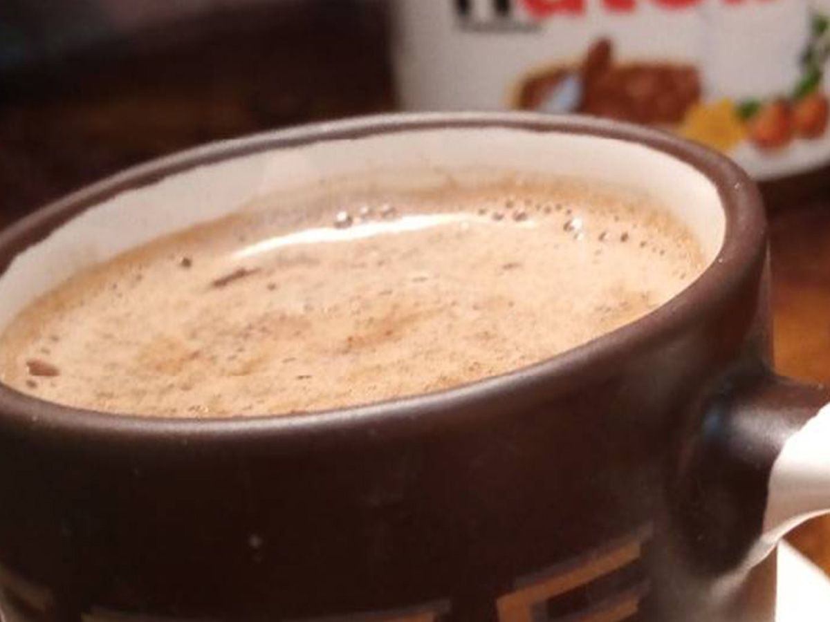 Nutella Hazelnut coffee
