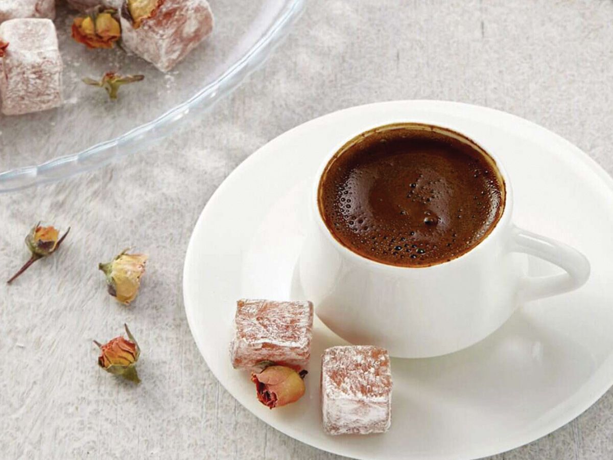 Single Light Plain Turkish Coffee