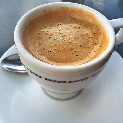 French coffee with nutella
