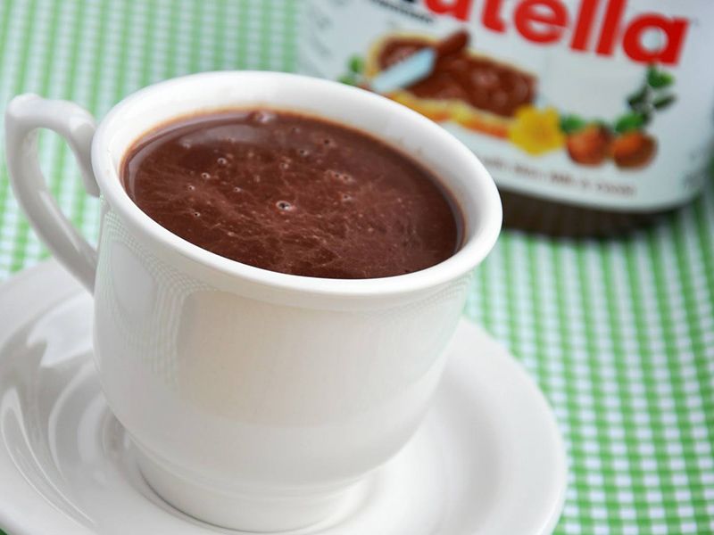 Coffee With Nutella Chocolate