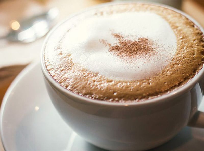 Cappuccino With Hazelnuts