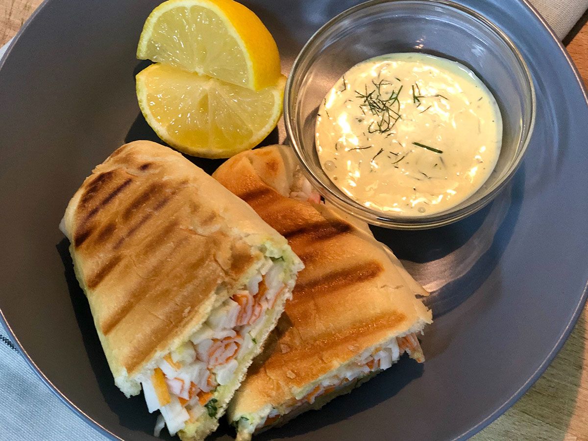 Crabs Snacks Sandwich