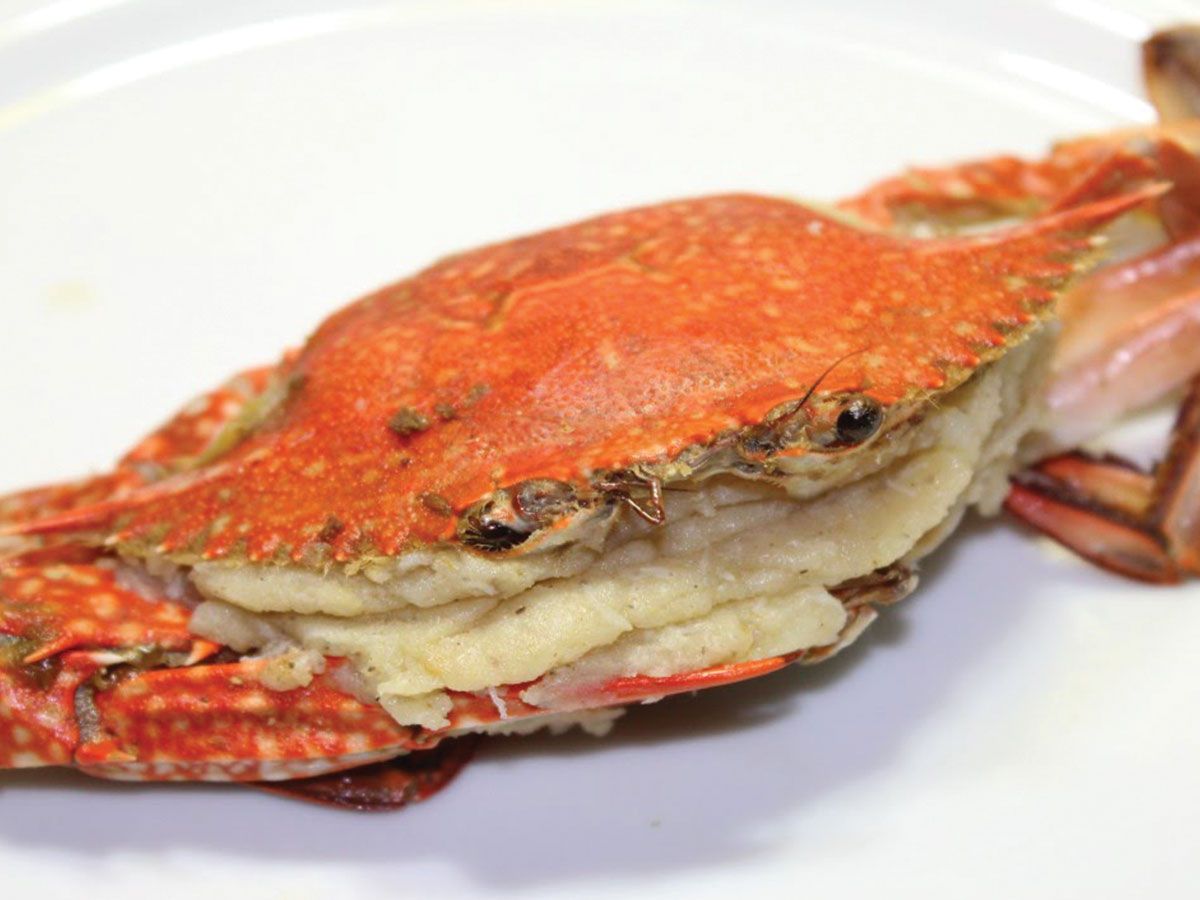 Boneless Crabs order Dish
