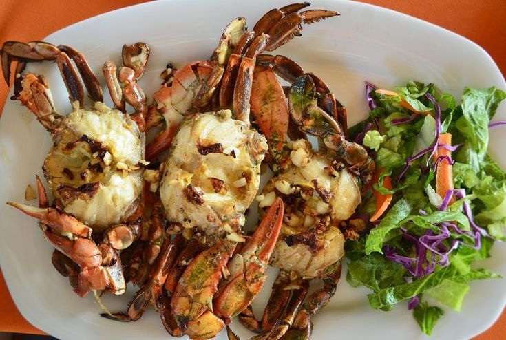 Grilled Female Crab