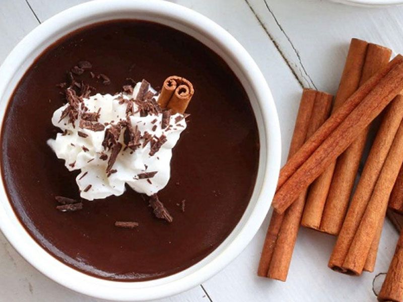 Custard With Chocolate
