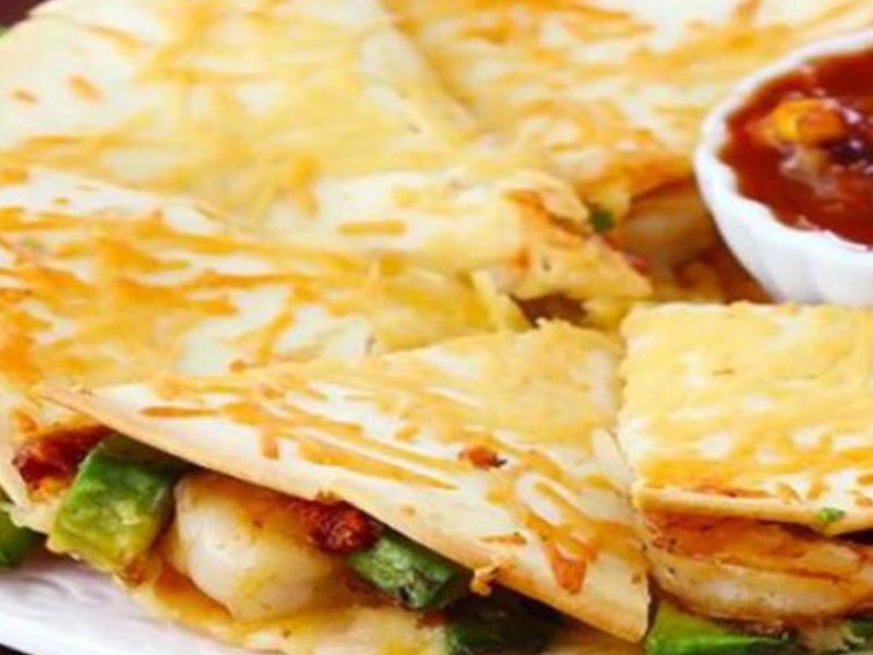 Seafood Quesadilla Sandwich