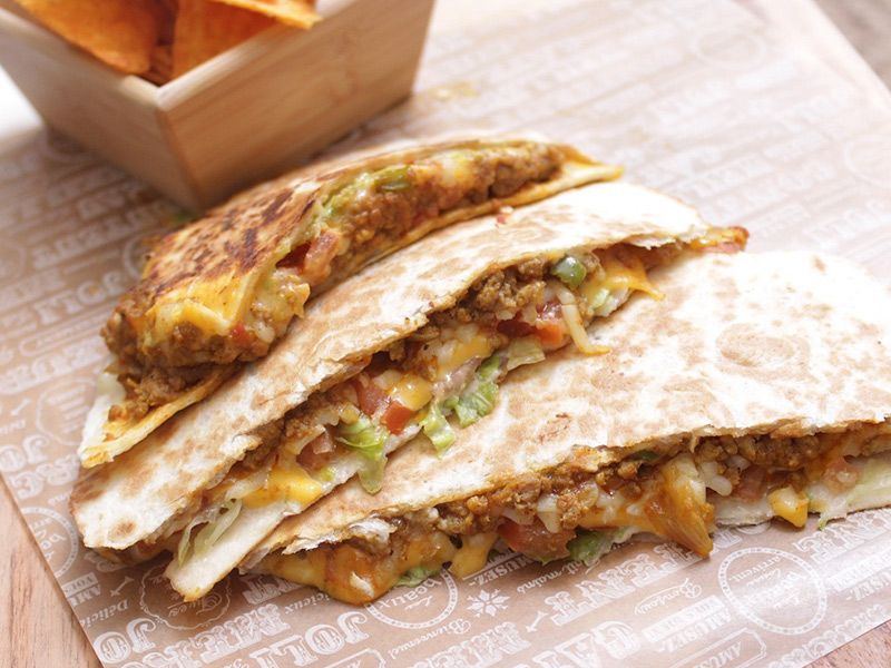 Meat Quesadilla Sandwich