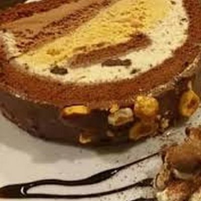 chocolate coated mango Cassata
