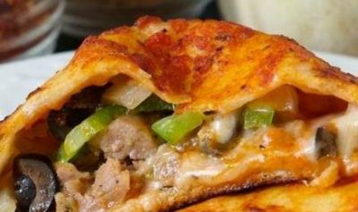 Oriental Sausage Calzone