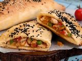 chicken fajita Calzone