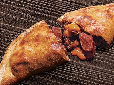 Hot Dog Calzone