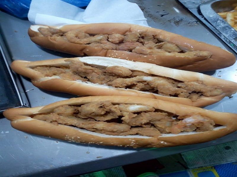 Fried Calamari Sandwich