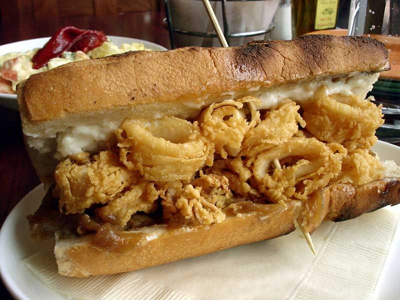 Ranch Shrimp Sandwich