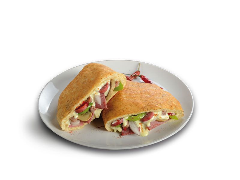 Spicy Meat Calzone