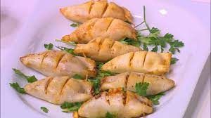 Stuffed Calamari With Seafood