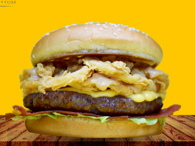 Cowboy Beef Burger Sandwich