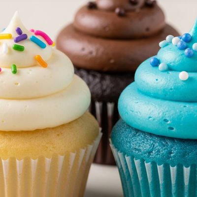 Mixed cupcakes, pack of 4
