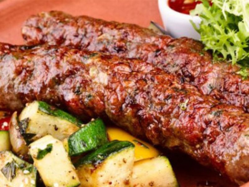 Kebab With Kofta Platter